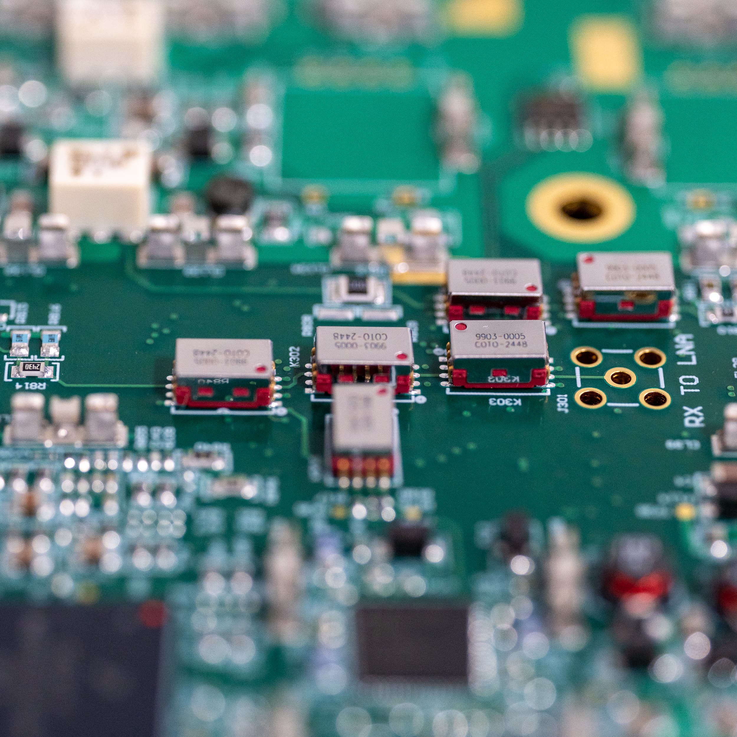 Populated printed circuit board assembly
